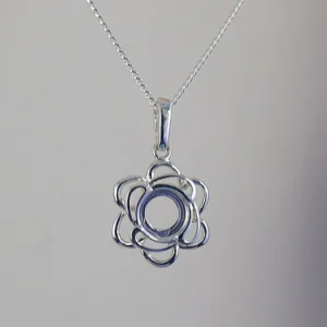 Fancy Silver Pendant