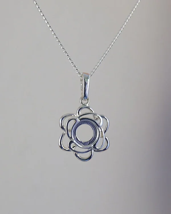 Fancy Silver Pendant